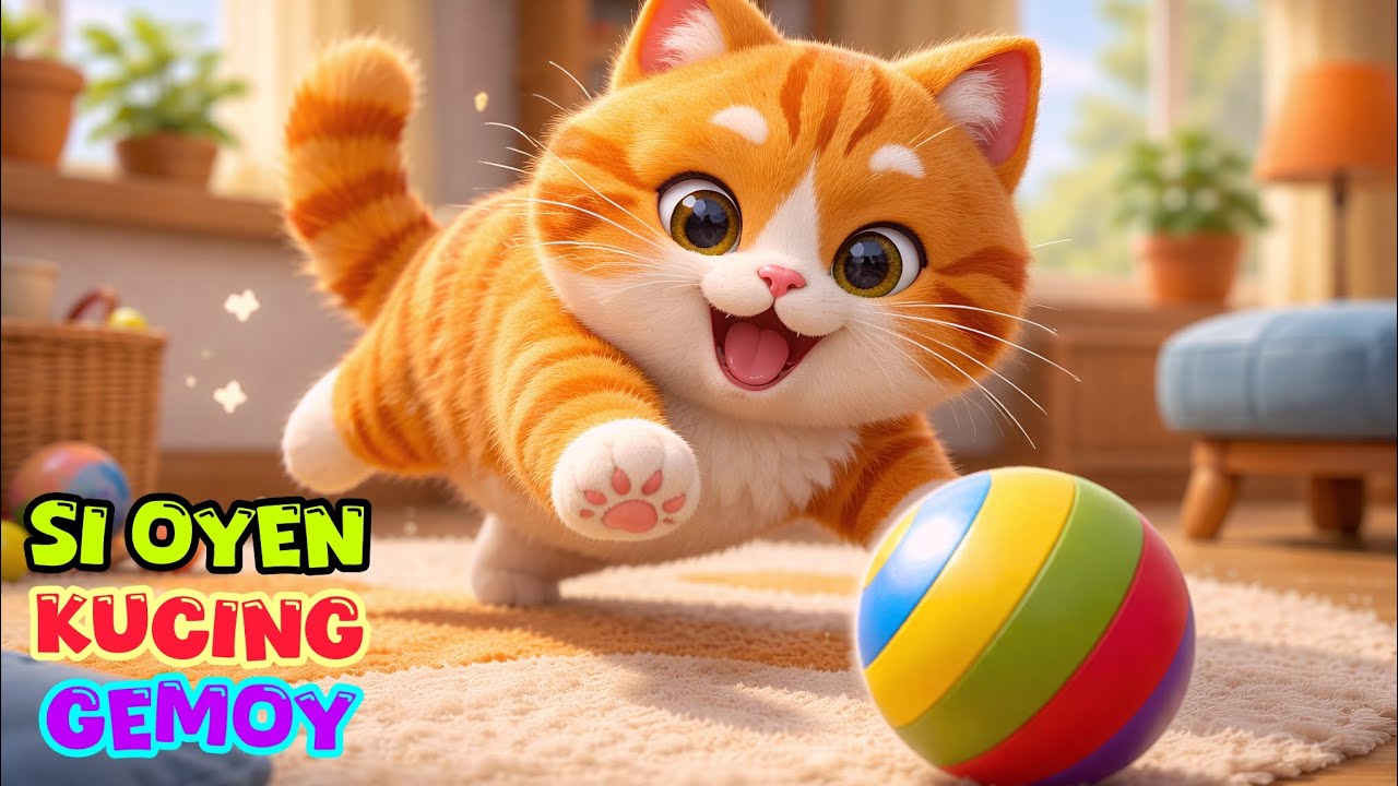 Lagu Anak Si Oyen kucing Gemoy | Kitten Song 