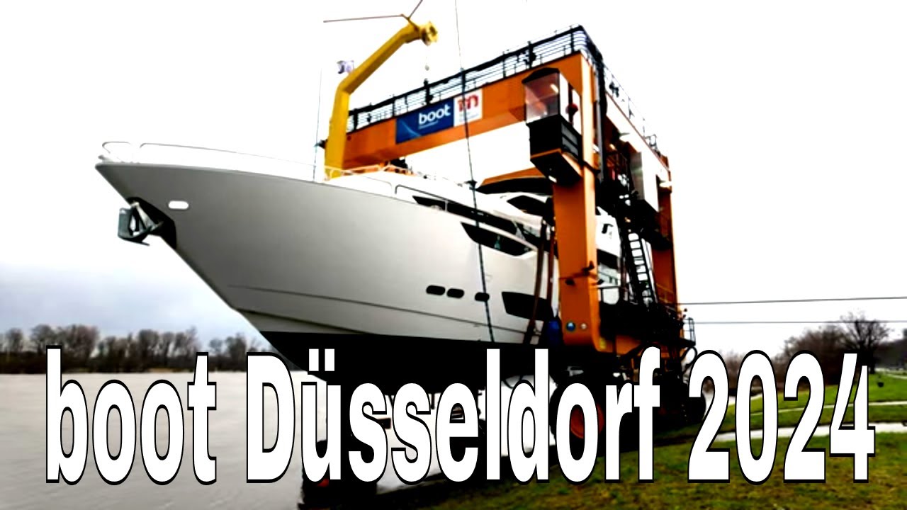 boot Düsseldorf 2024 - Schiffskran 