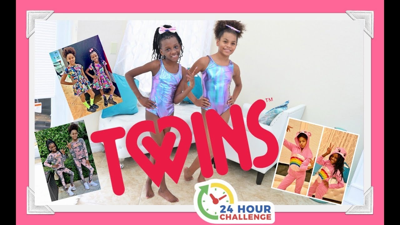 TWINS FOR 24 HOURS CHALLENGE!!!