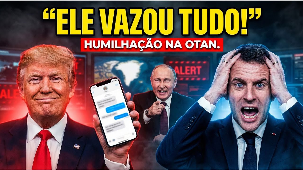 ELE VAZOU TUDO!”: Trump Humilha Macron com Mensagem Privada e OTAN Entra em Colapso!
