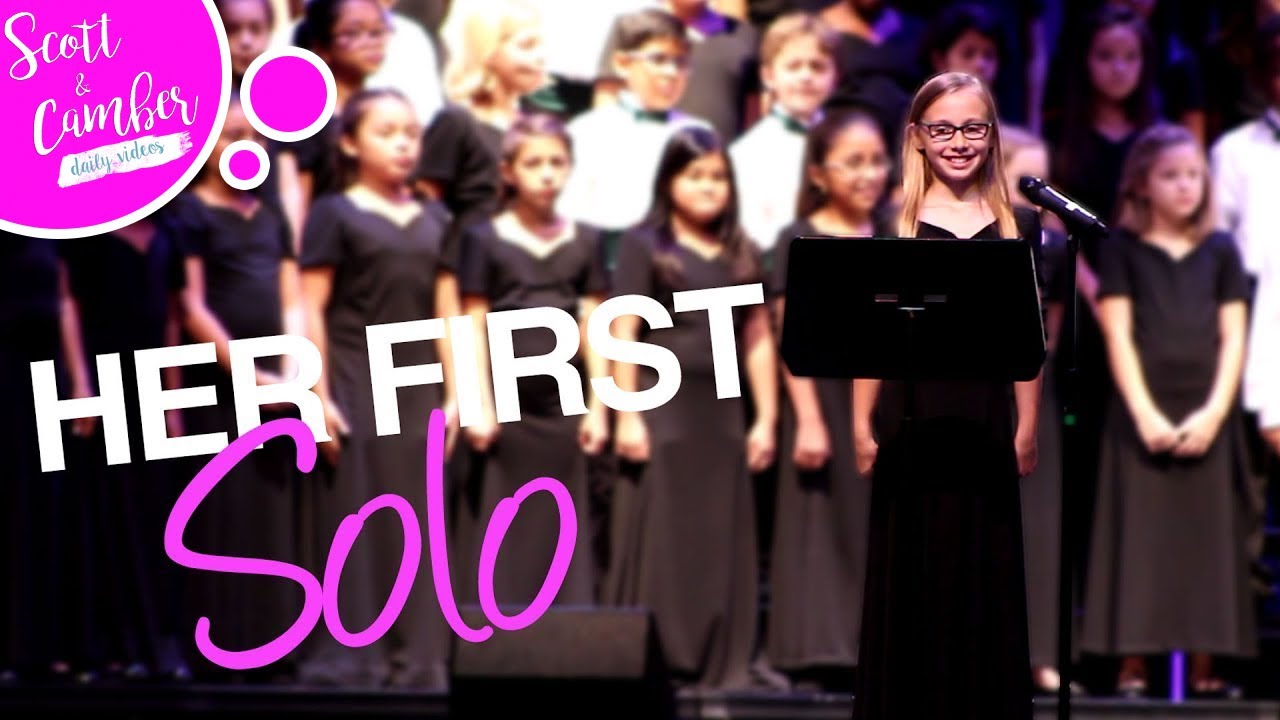 BRAY'S SCHOOL CONCERT SOLO!! NERVOUS AND EXCITED! | Scott and Camber