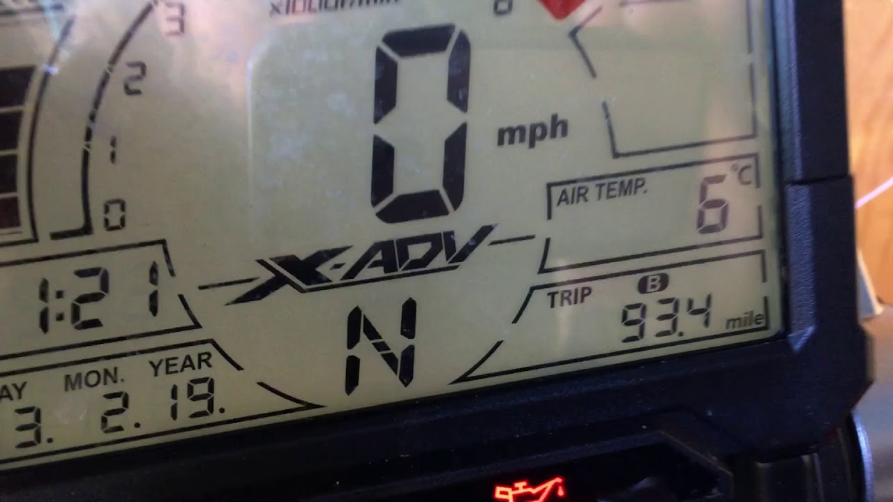 X-ADV Display Buttons