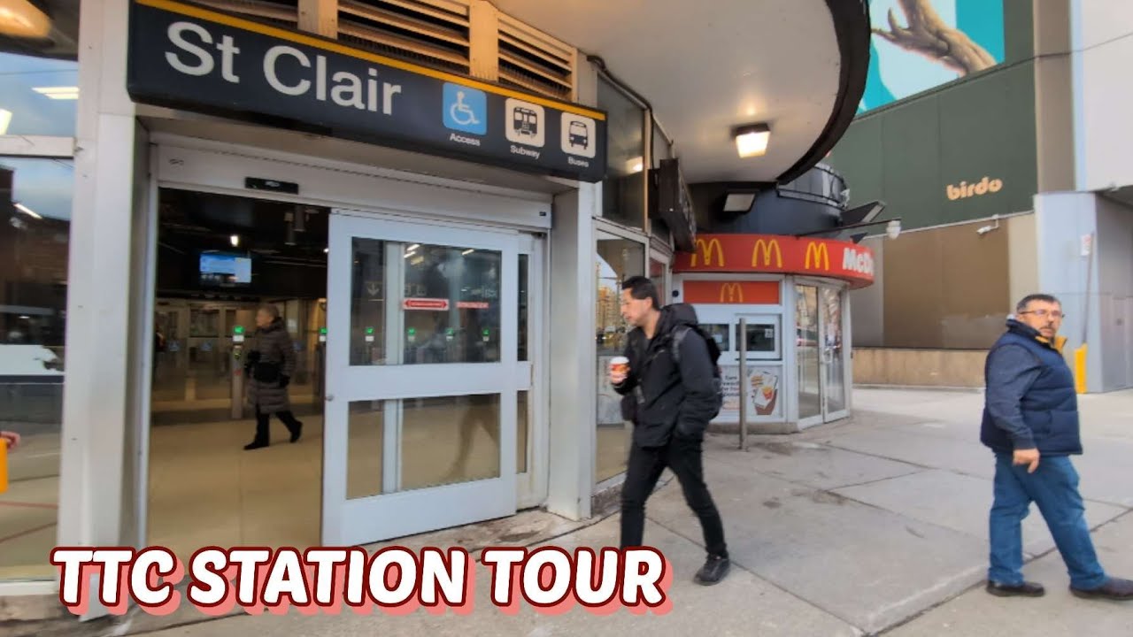TTC St Clair Subway Station Tour 