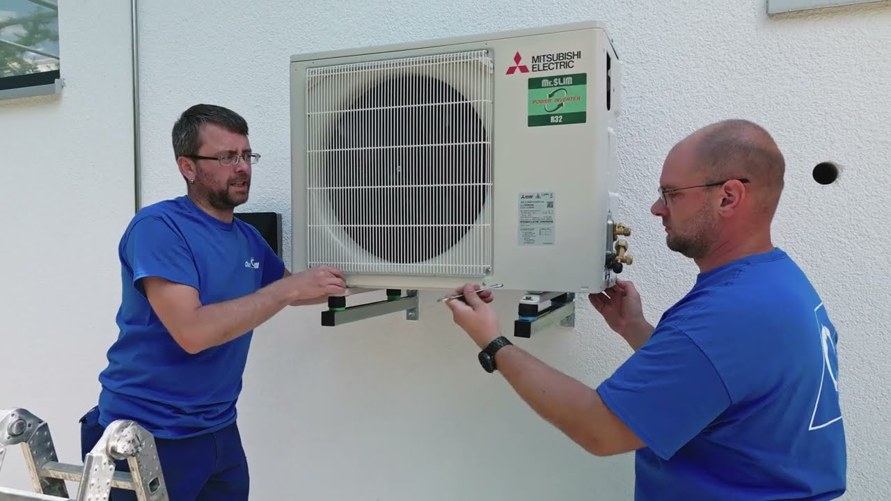 Montage Split Klimaanlage