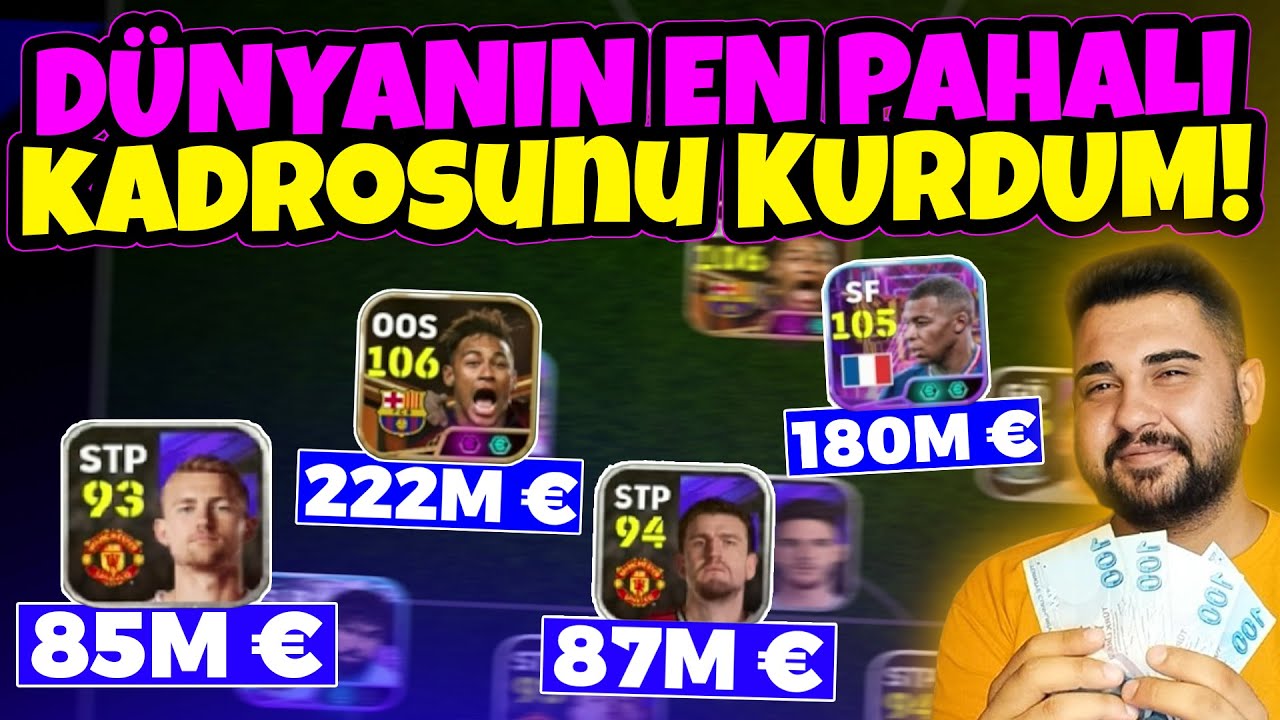 DÜNYANIN EN PAHALI İLK 11'İNİ KURDUM! 💰 KAZANAMAZSAM 2 EPİK ve 2 SHOW-TIME SİLERİM!