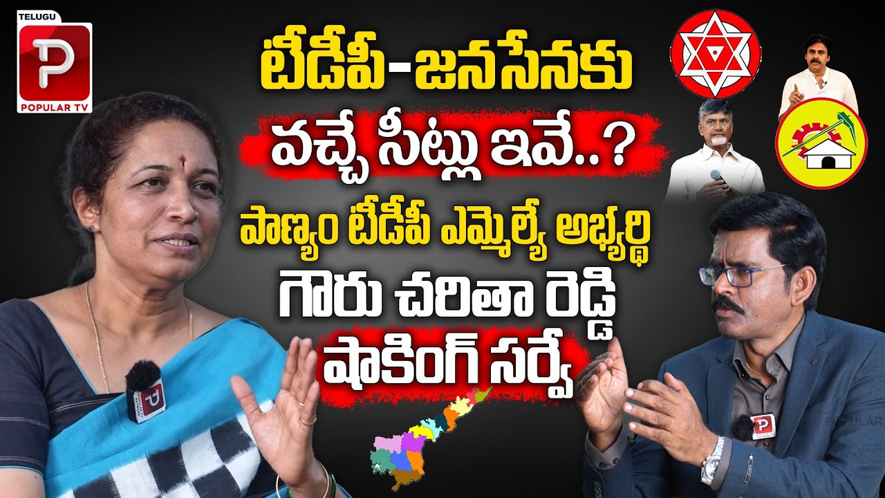 Panyam MLA Candidate Gowru Charitha Reddy Latest Survey On TDP Janasena Winnisng Seats | AP Politics