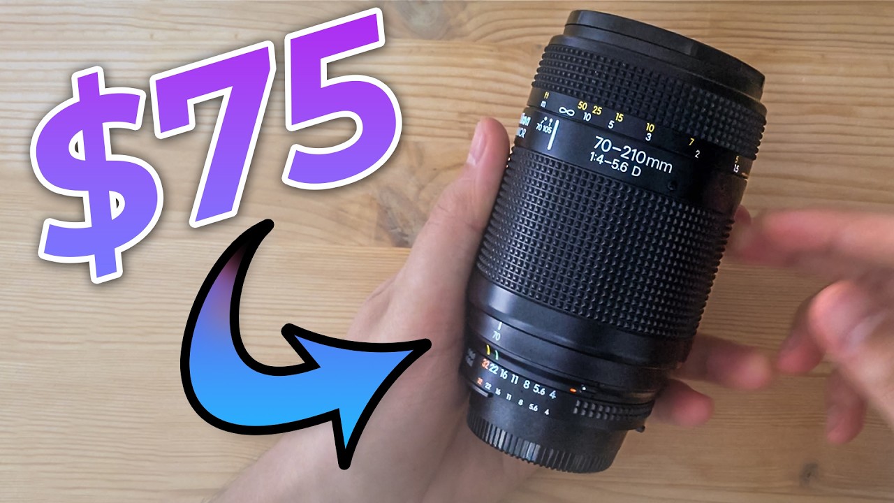 Обзор объектива за 75 долларов: Nikon 70-210mm F4-5.6 AF-D