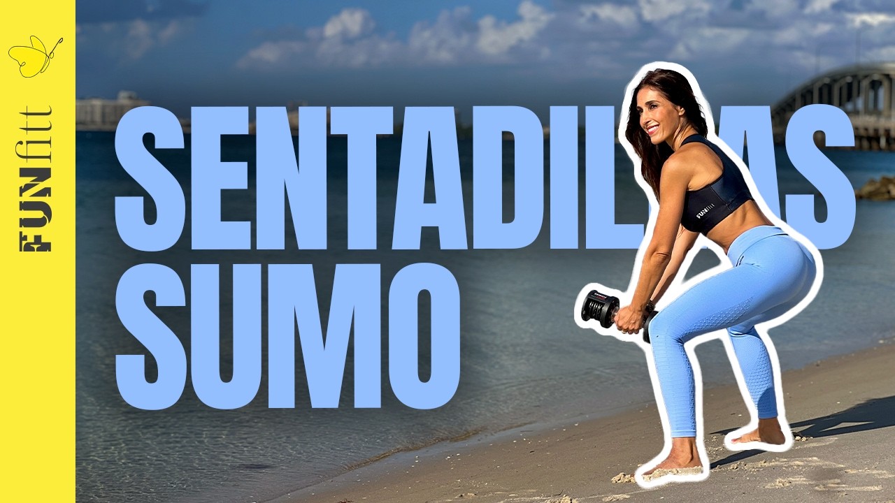 Sentadillas Sumo | Tonifica Tren Inferior | Glúteos, Cuádriceps, Pantorrillas y Aductores