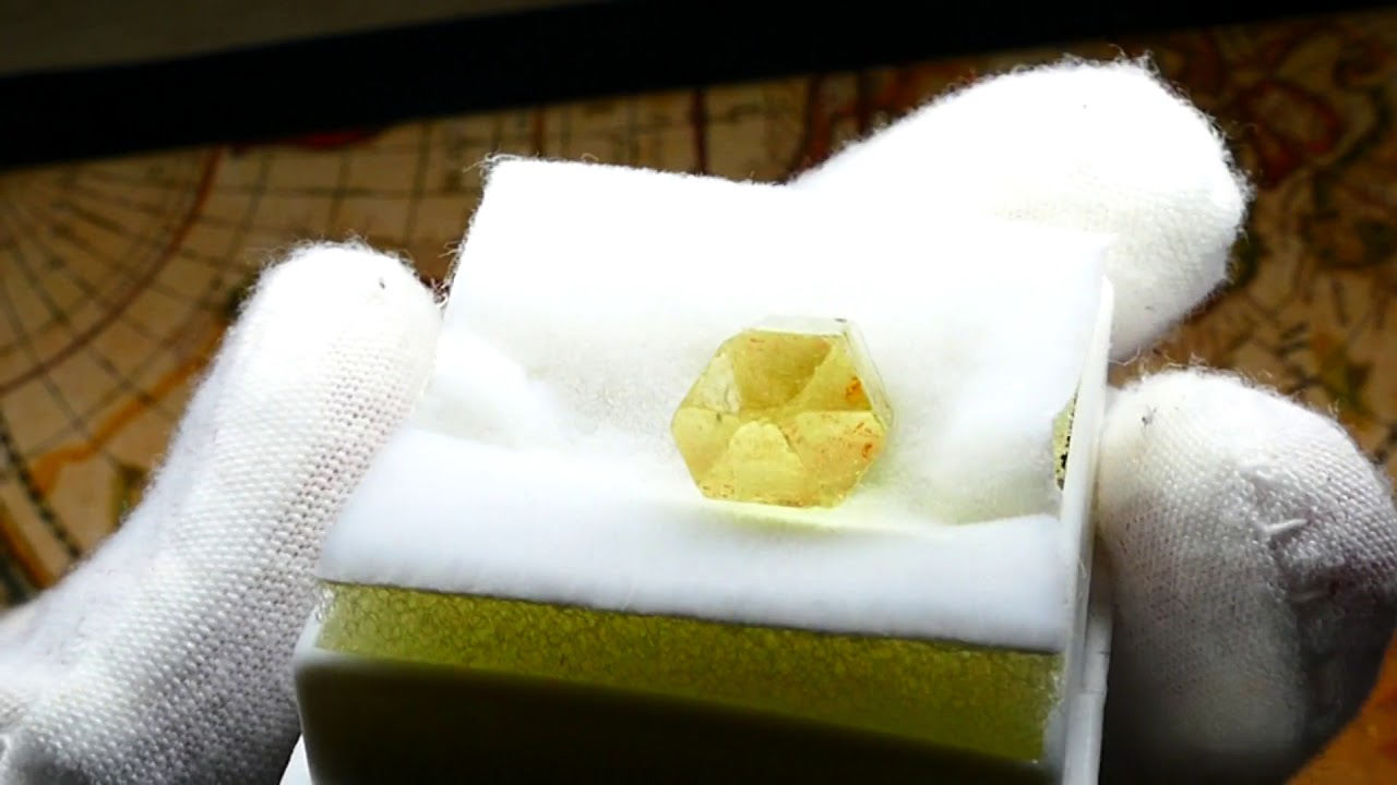 Golden Apatite Crystal