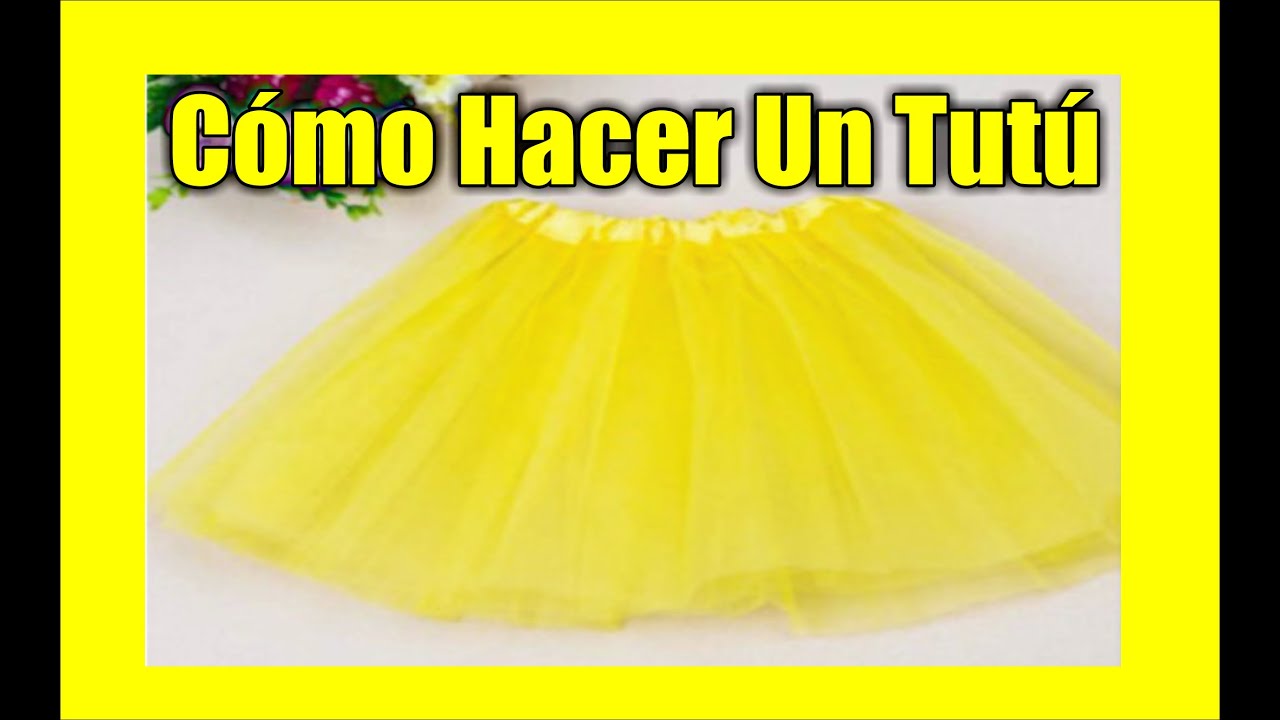 Como Hacer Un Tut&uacute; Para Ni&ntilde;a /DIY