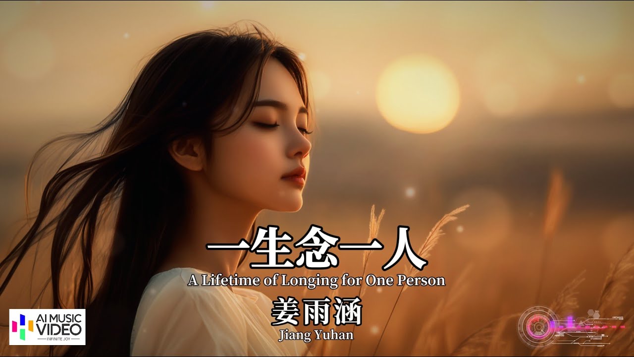 【高清MV】姜雨涵 - 一生念一人【Pinyin + Eng Sub | AI音樂視頻 | 繁體拼音英文動態字幕】 Jiang Yuhan 【姜雨涵 -  一生念一人】