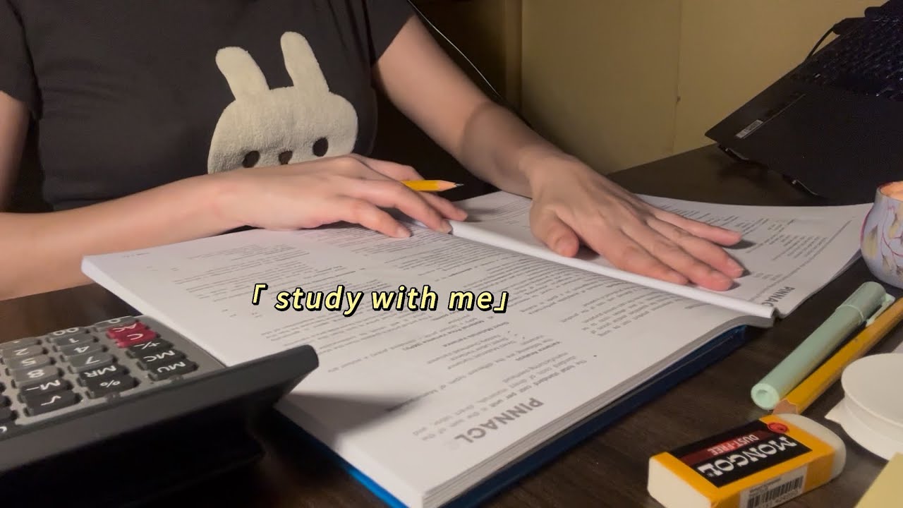 1 HOUR STUDY WITH ME | real time 🕥 no music 📖 | 03-Study with Nana