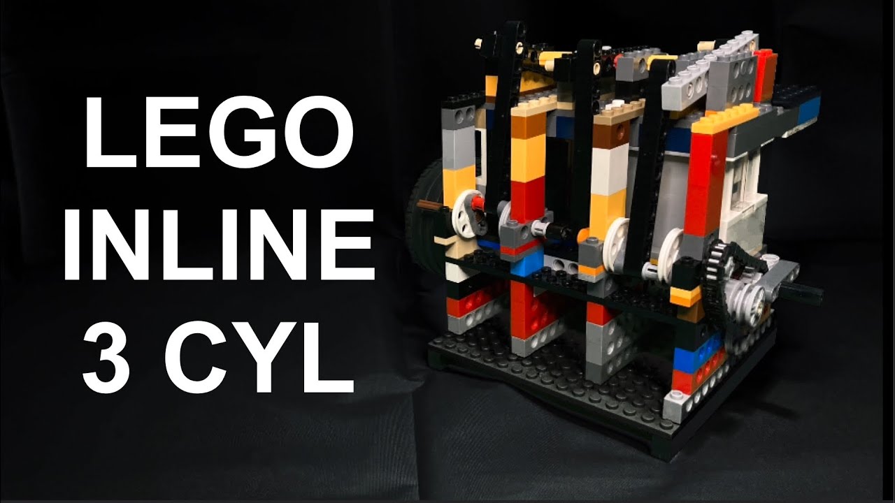 3-цилиндровый вакуумный двигатель Lego