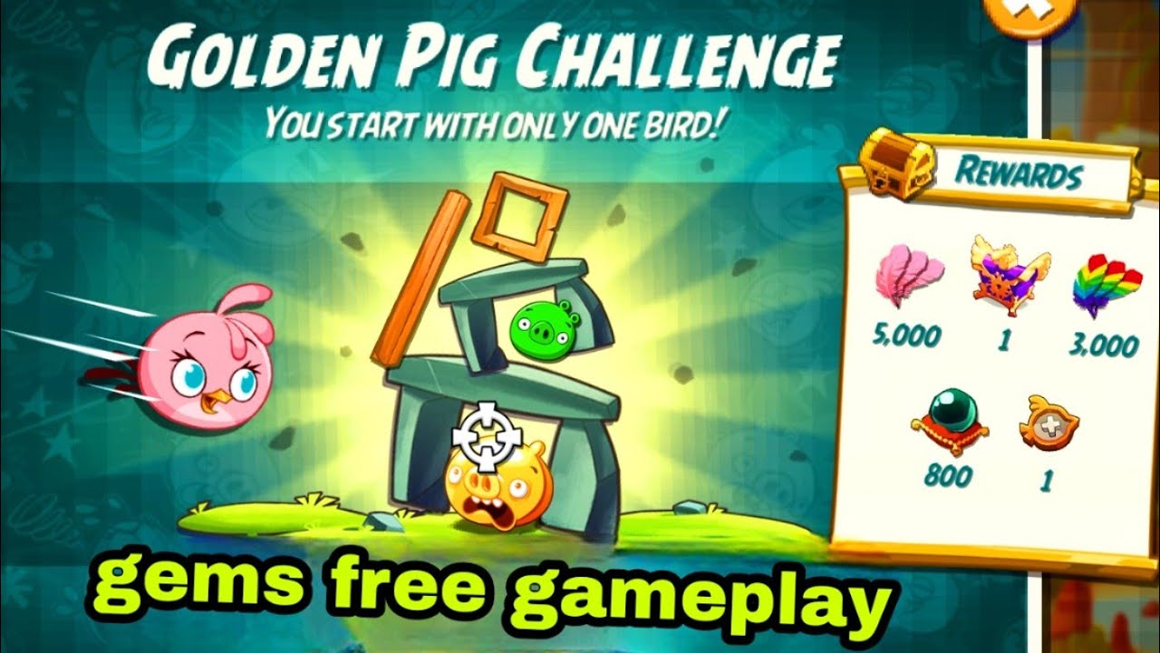 Angry birds 2 the golden pig challenge with stella 10 sep 2025 gems free#ab2 golden challenge today