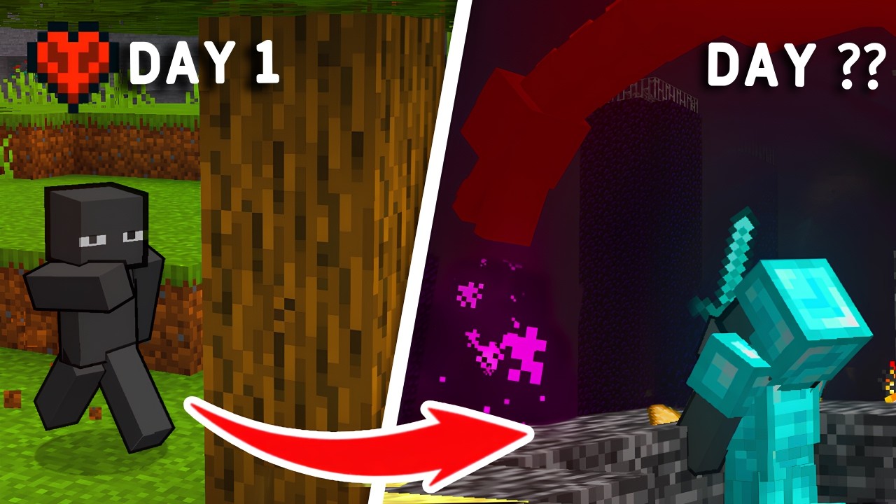 I Survived 100 Days in Minecraft Hardcore… and I’m Not a Pro