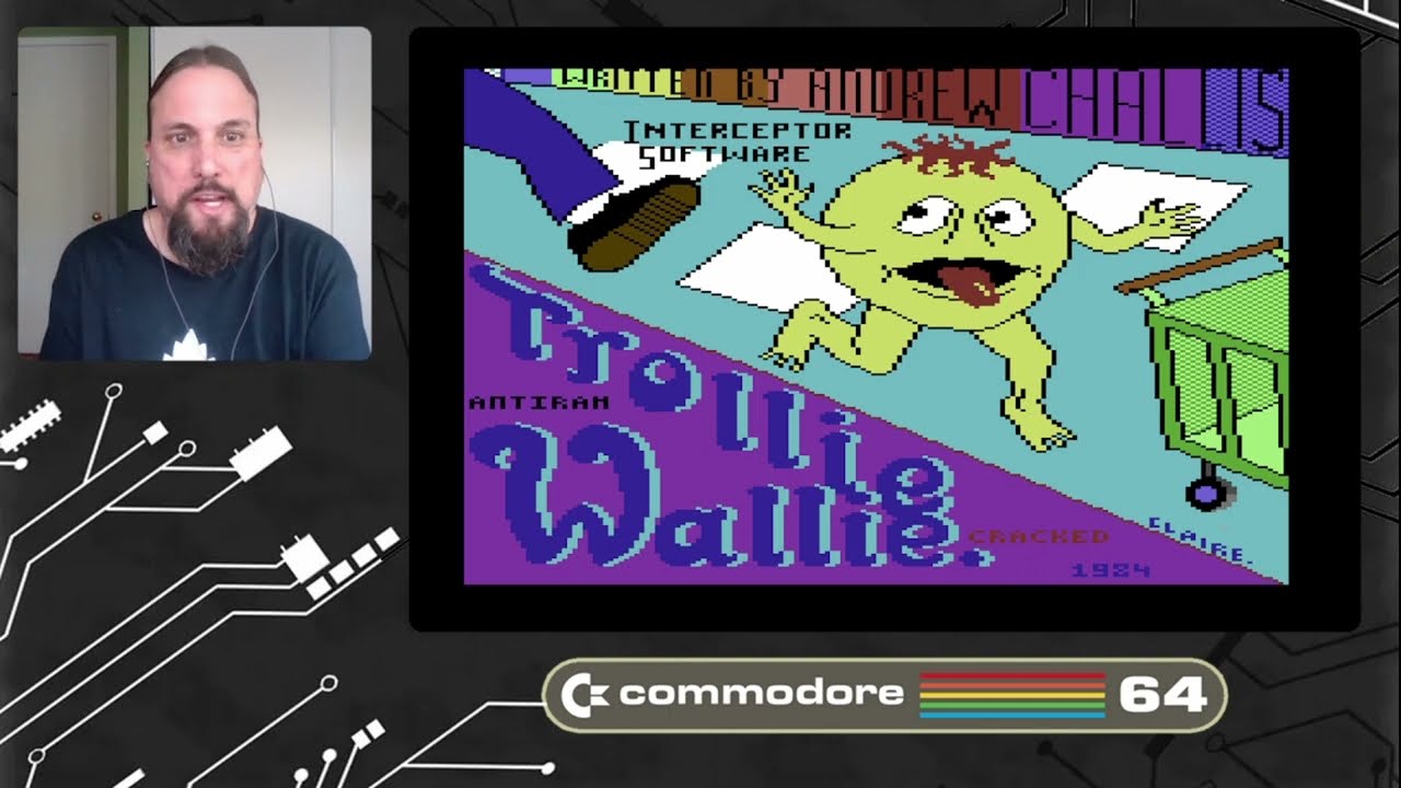 Тролли Уолли на Commodore 64 | Впервые играю