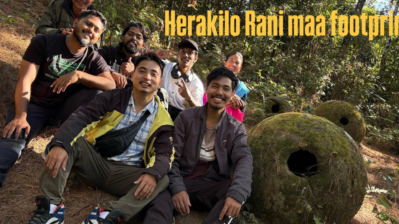 Exploring Herakilo part 2 (Rani Gaidinliu footprint) stone cave. Historical place at Haflong Assam 