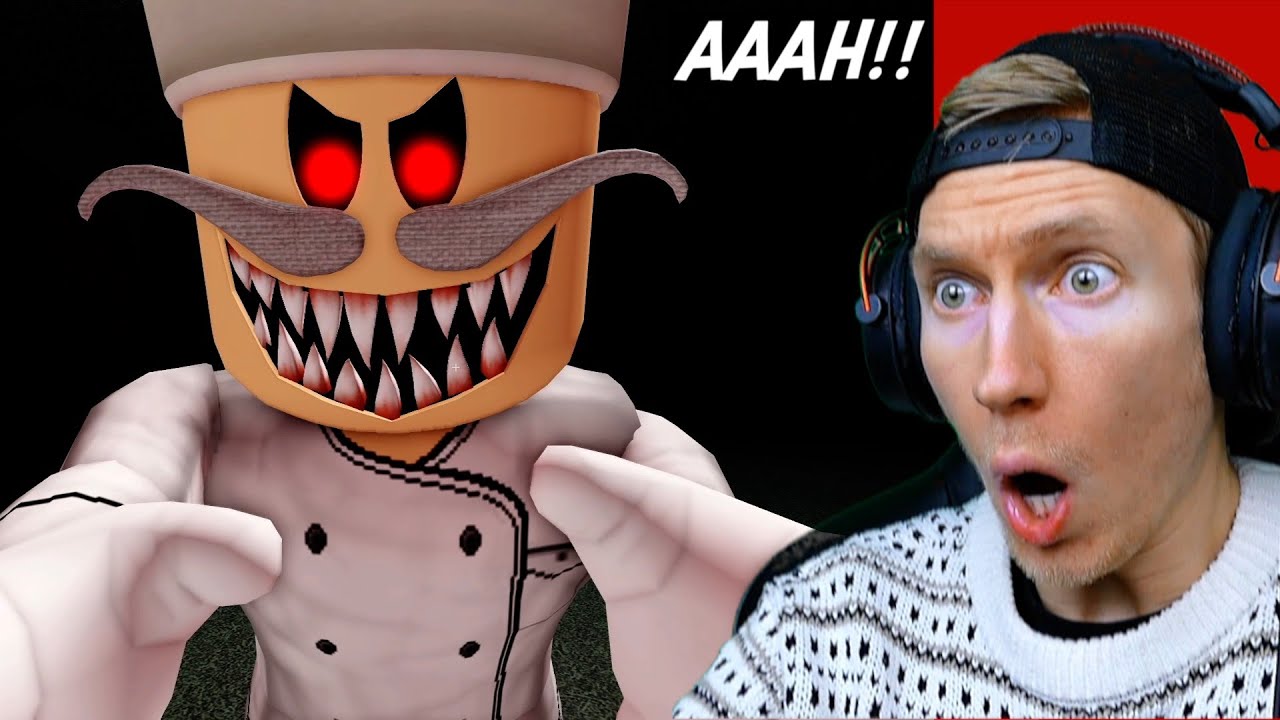 Roblox l&auml;skigaste MONSTER jagar mig.. (VARNING)