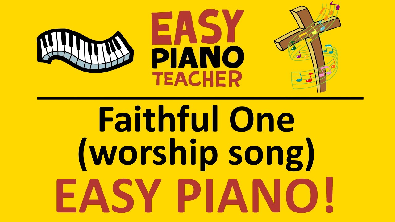 🎹 EASY piano: Faithful One keyboard tutorial (worship song) by #EPT