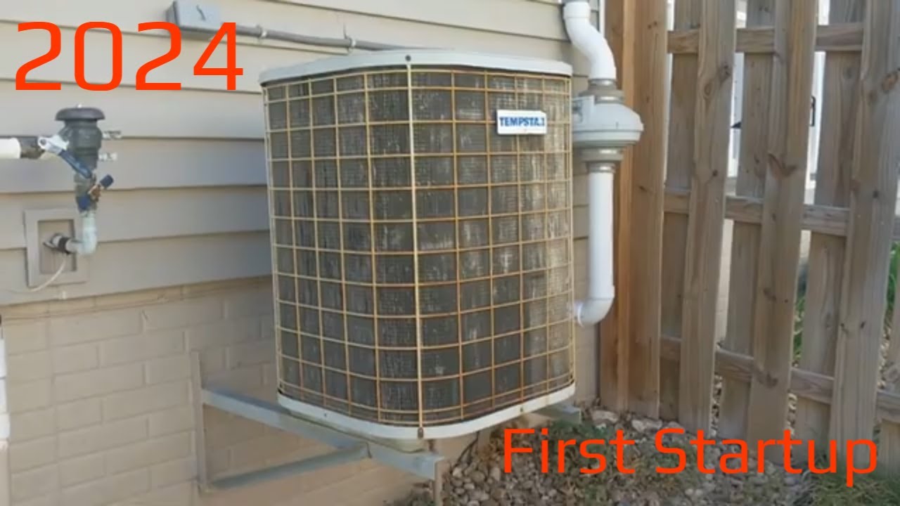My 1995 Tempstar Central Air Conditioner - First Startup of 2024