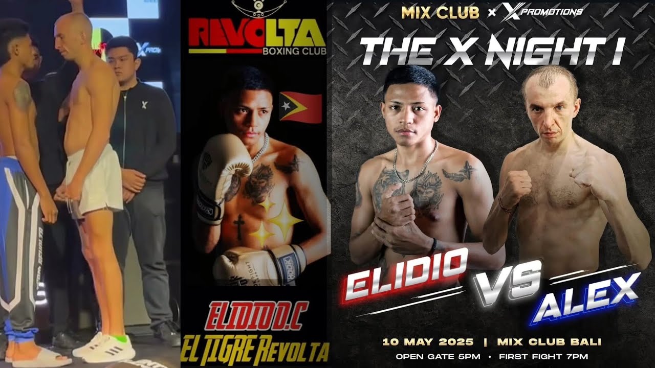 Elidio EL TIGRE hurlele Alex to monu #timorboxing