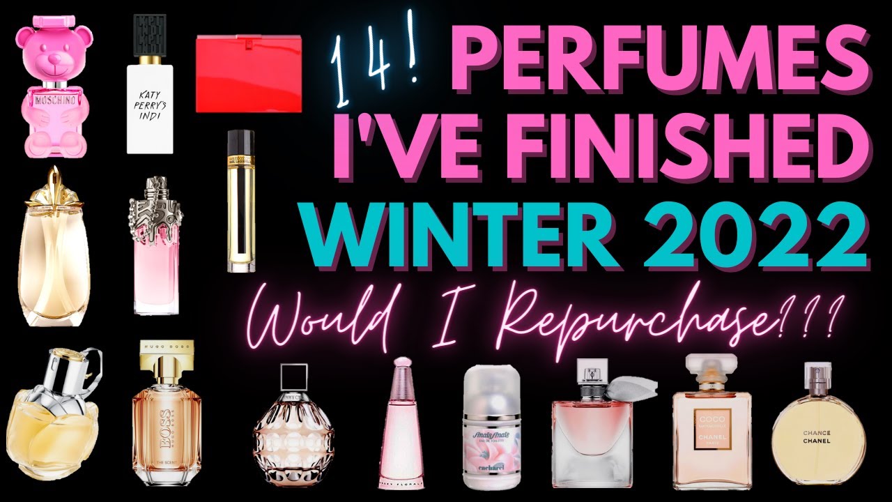 Perfume Empties 2022 ALL The Perfumes I've Finished Would I Repurchase? Perfume Collection Declutter