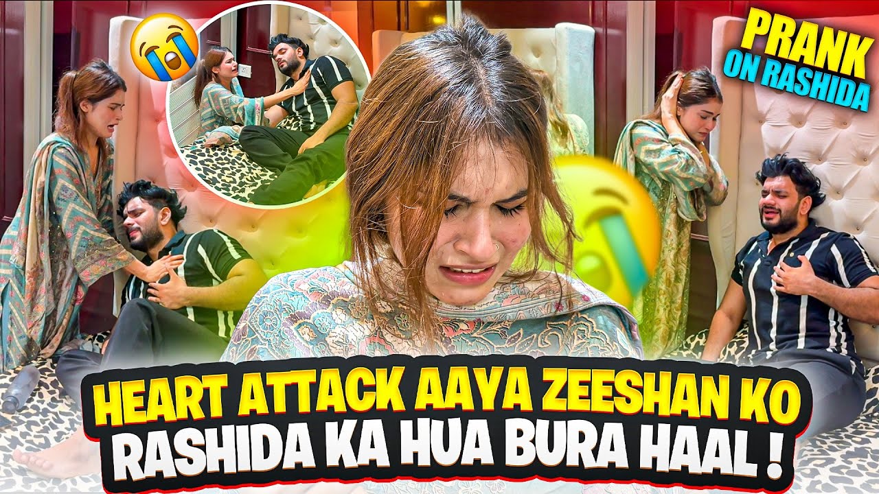 Dil Me Dard Zeeshan Ko Hua Rashida Ka Hua Bura Haal 😭| Prank on Rashida | Fokats | Abresh & Zeeshan