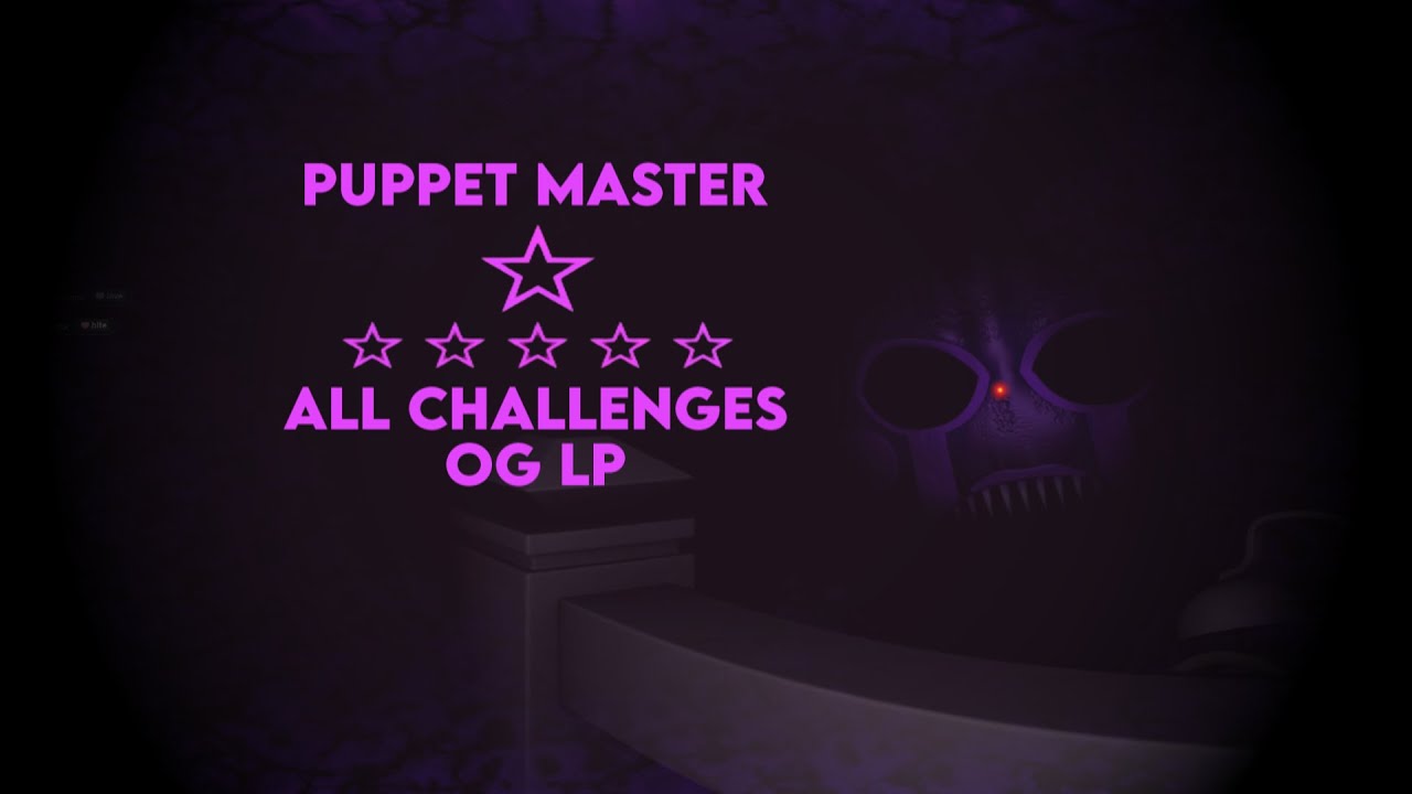 Puppet Master All Challenges OG LP 3.1.3