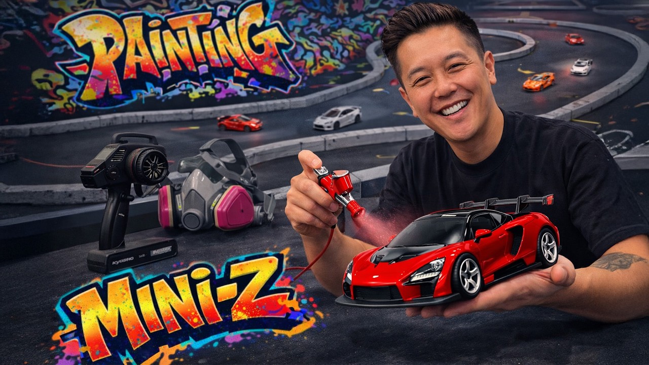 Tried Customizing My Own MINI-Z, It's Not TERRIBLE..