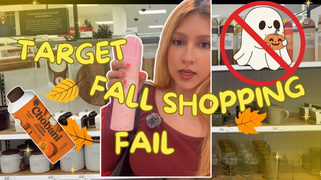 Target Shopping Trip + Mini Haul | Fall Decor Hunt, Beauty Finds & Coffee Creamers