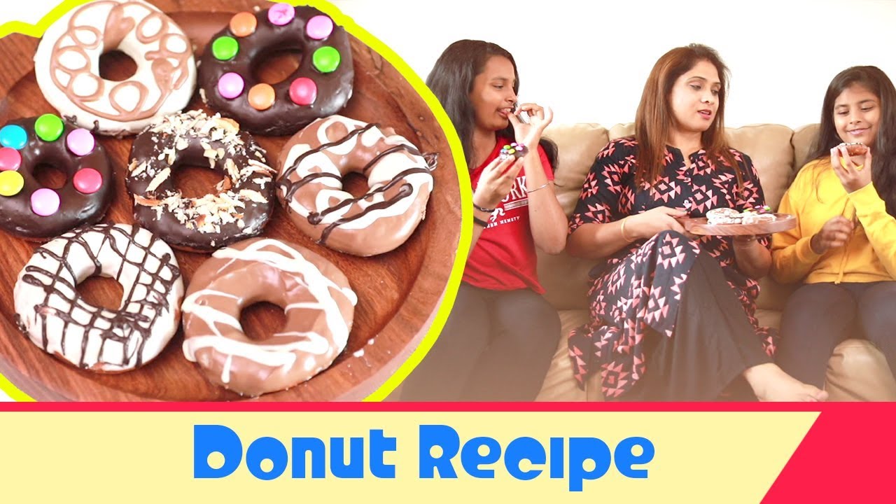 Eggless Donuts Recipe l Easy Homemade Donuts Recipe By #cookwithasha  #ayuandanutwinsisters