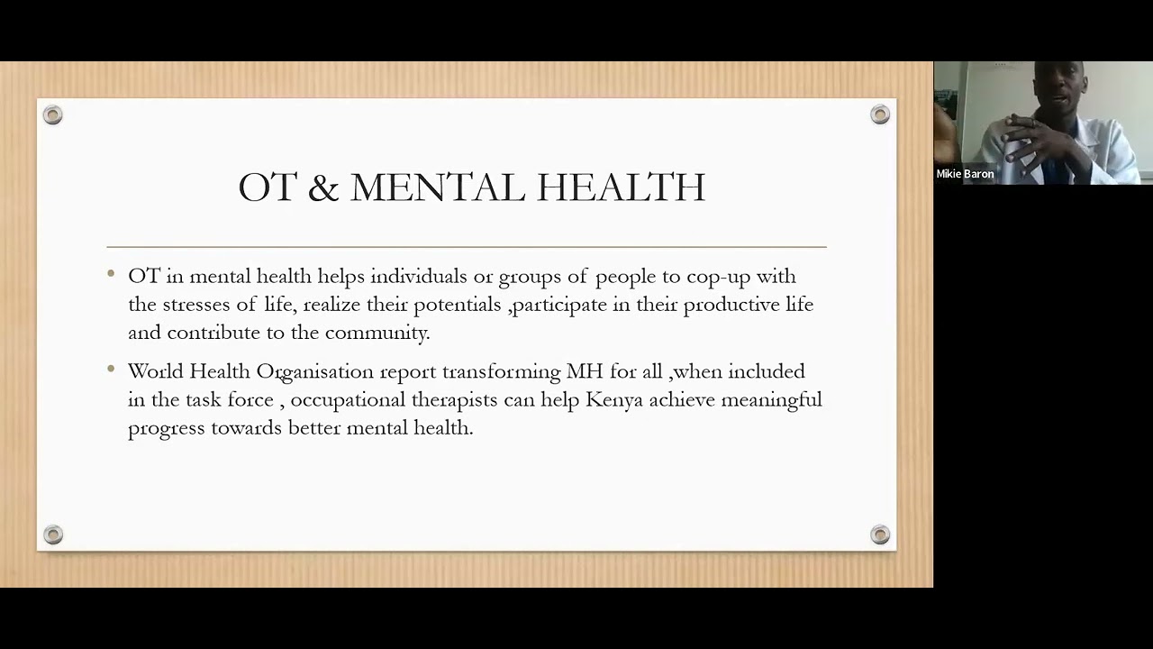 KNH-UoN Webinar : World Occupational Therapy Day