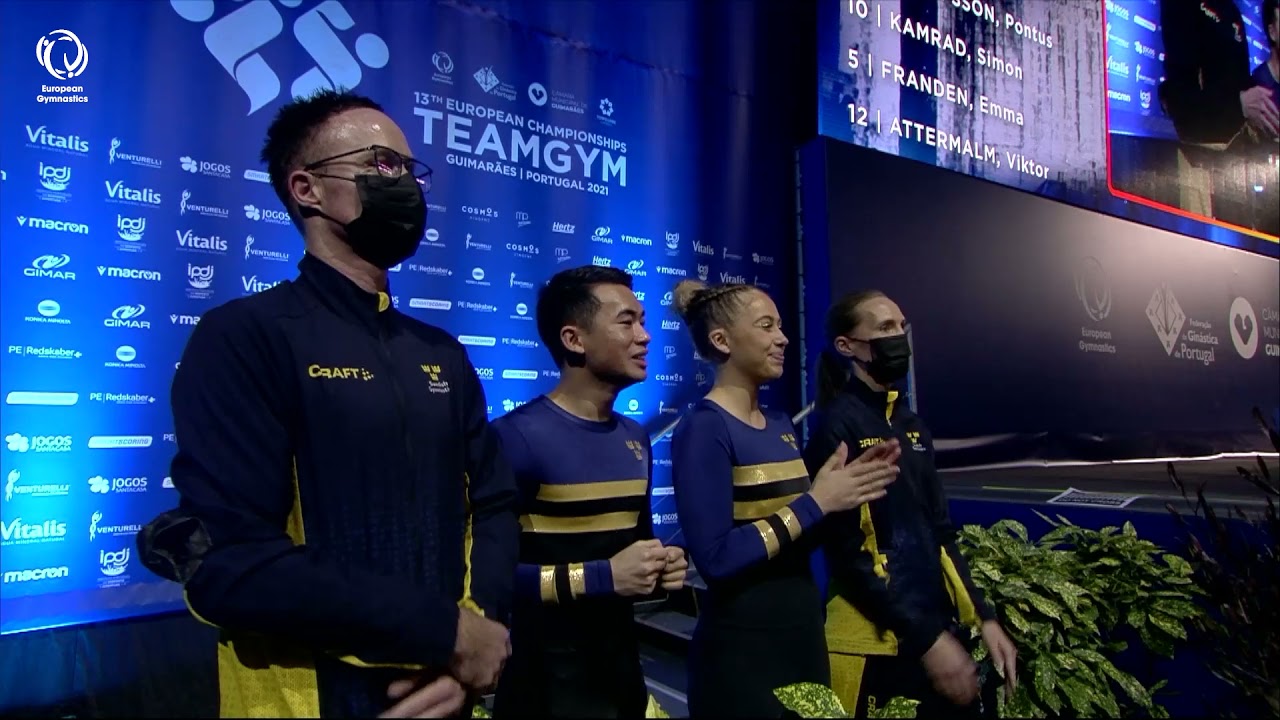 Sweden - 2021 TeamGym European Champions, senior mixed team