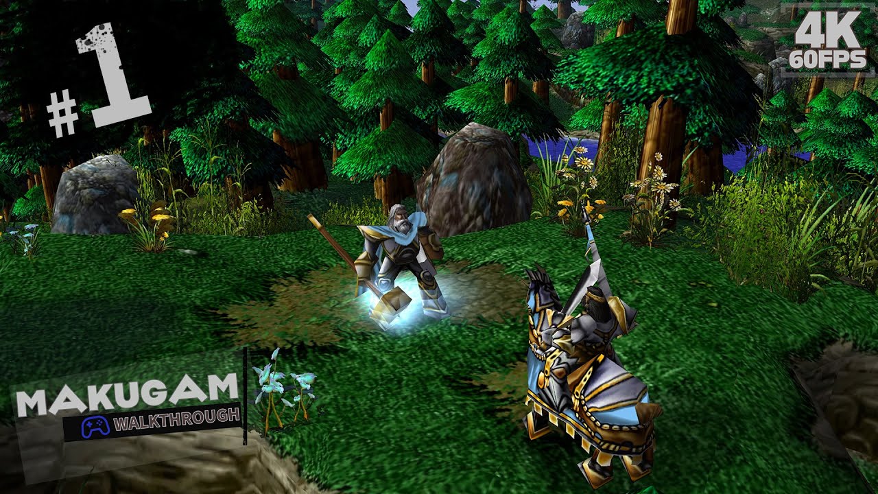 Warcraft 3 Custom Campaign The Adventures of Rowan the Wise #1 (Hard) - Gameplay Walkthrough [4K60]
