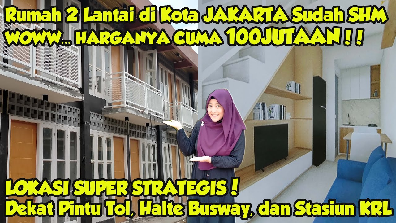 RUMAH TINGKAT 100JUTAAN DI TENGAH KOTA JAKARTA LOKASI SUPER STRATEGIS. REVIEW KANSA RESIDENCE.