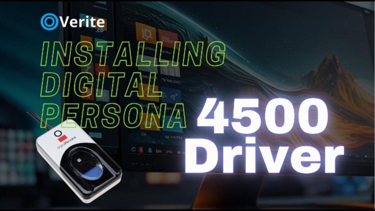 Install Digital Persona 4500 Driver - The Easy Way