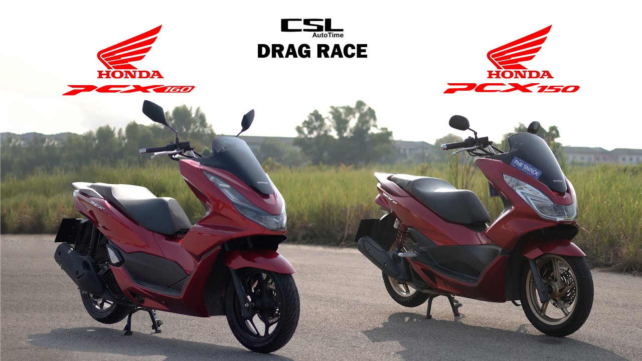 Honda PCX vs Honda PCX โฉมใหม่เจอเก่า! DRAG RACE