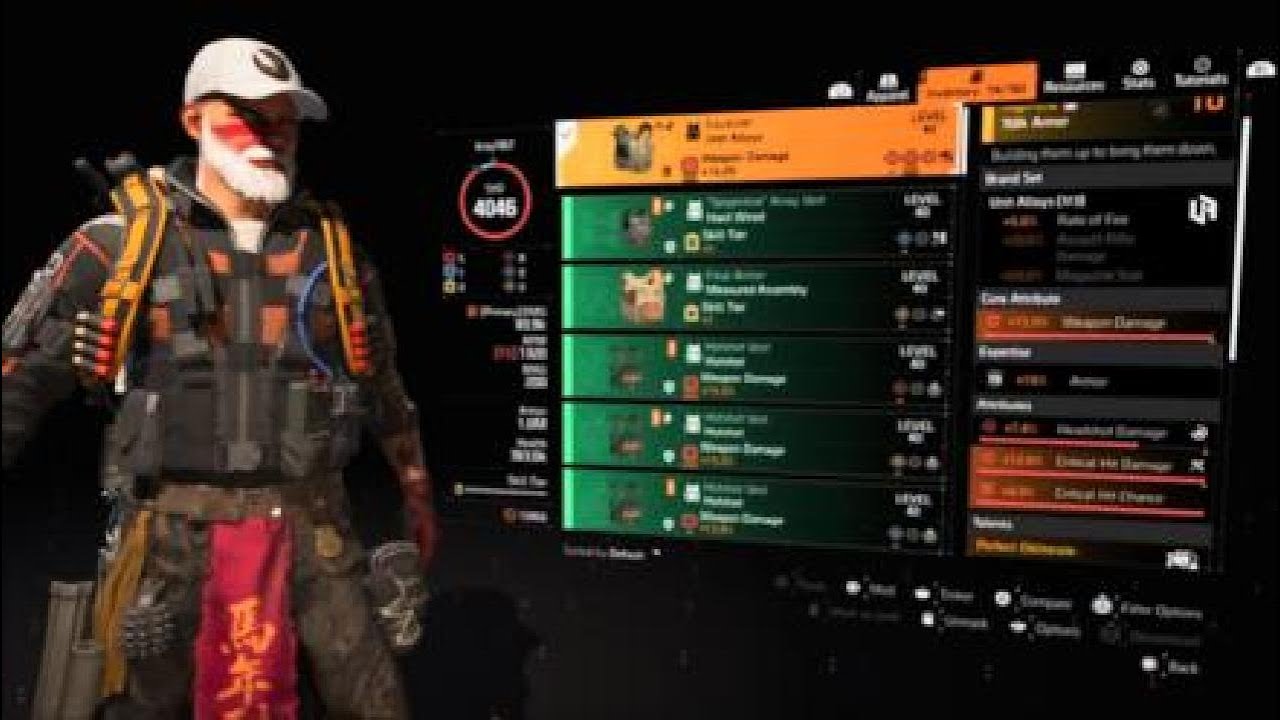 Division 2 lengendry clips of the returning alejandro lmg and wow