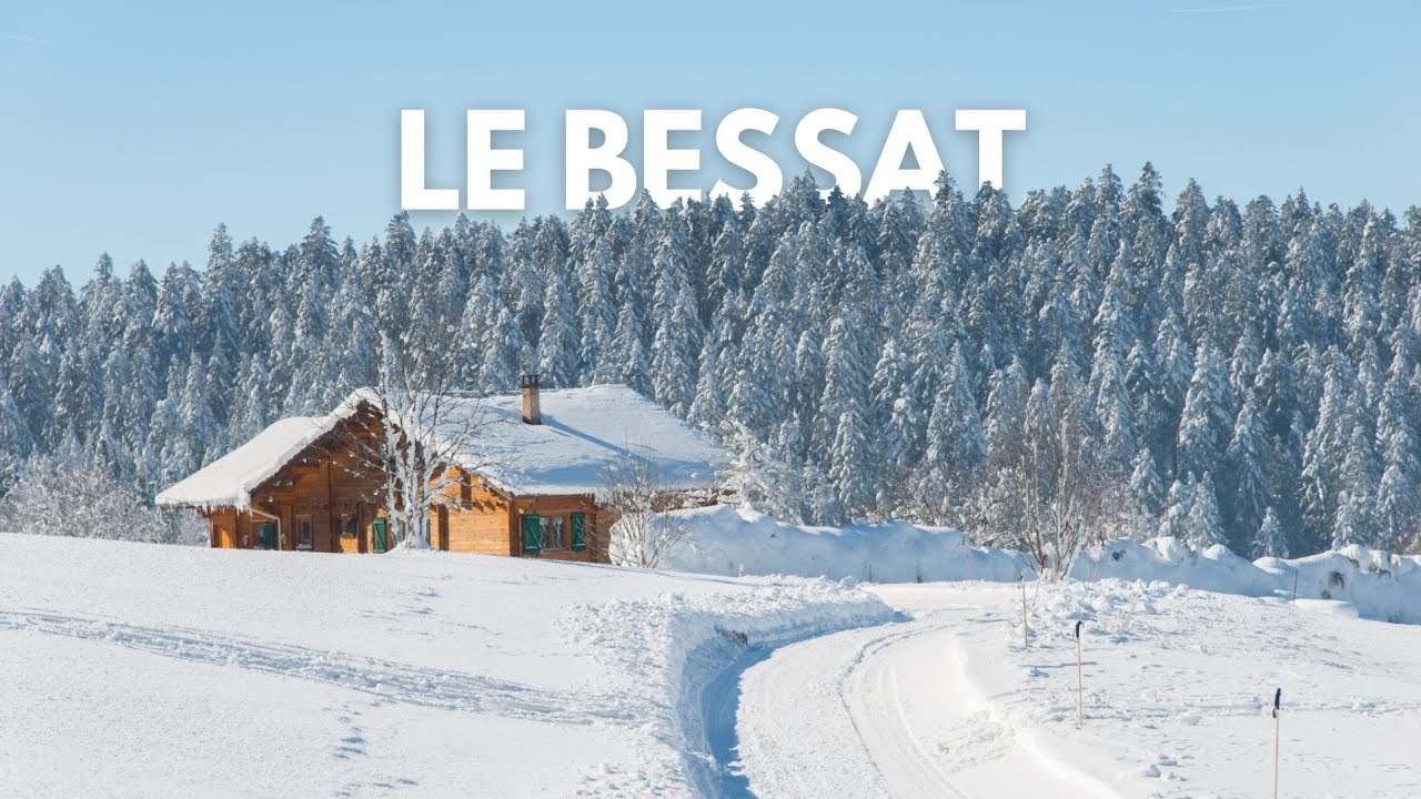 Vue aérienne du Bessat au cœur du Massif central