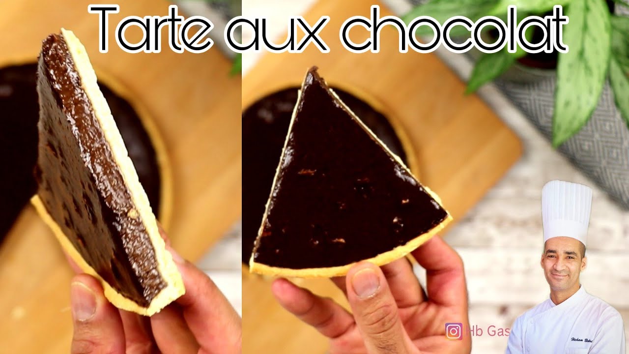 TARTE AU CHOCOLAT ET NOISETTES  طرطة الشوكولاته والفستق
