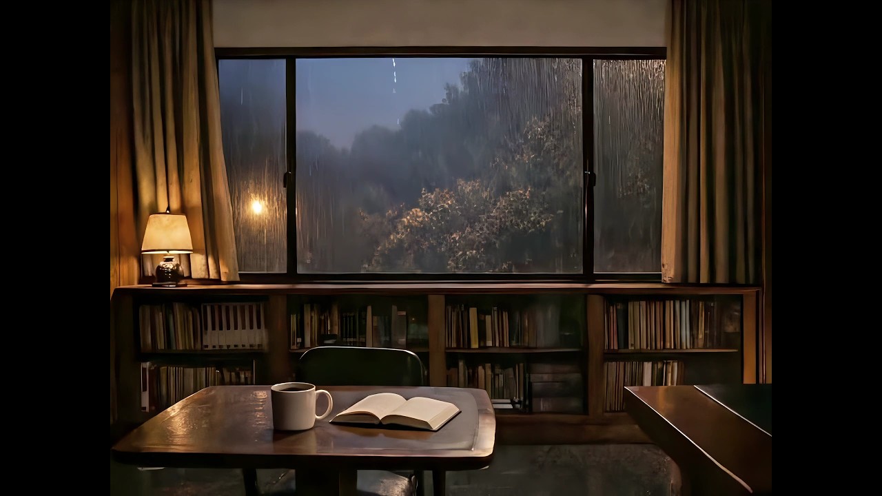 Rain Sound On Window | Heavy Rain for Sleep, Study, Relaxation and Meditation (3 Hours) | Rain Verra