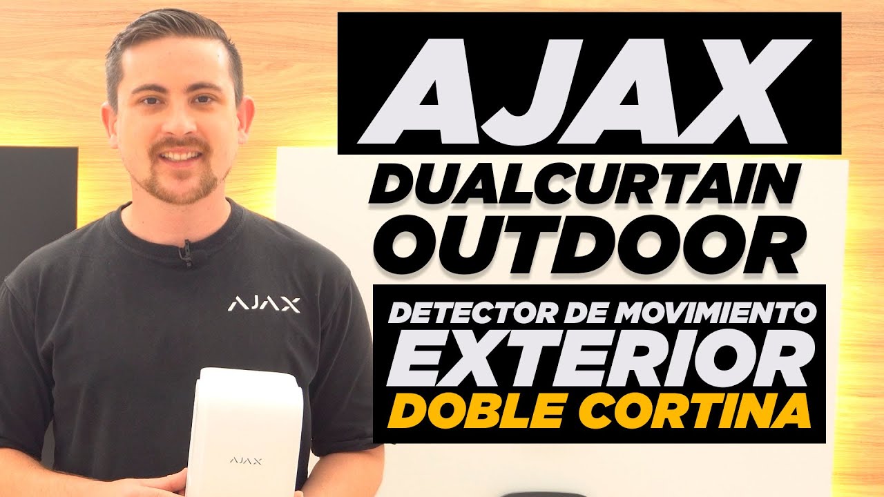 🚶‍♂️🚶‍♂️🚨DETECTOR DE MOVIMIENTO EXTERIOR DOBLE CORTINA AJAX DUALCURTAIN OUTDOOR🚨🚶‍♂️🚶‍♂️