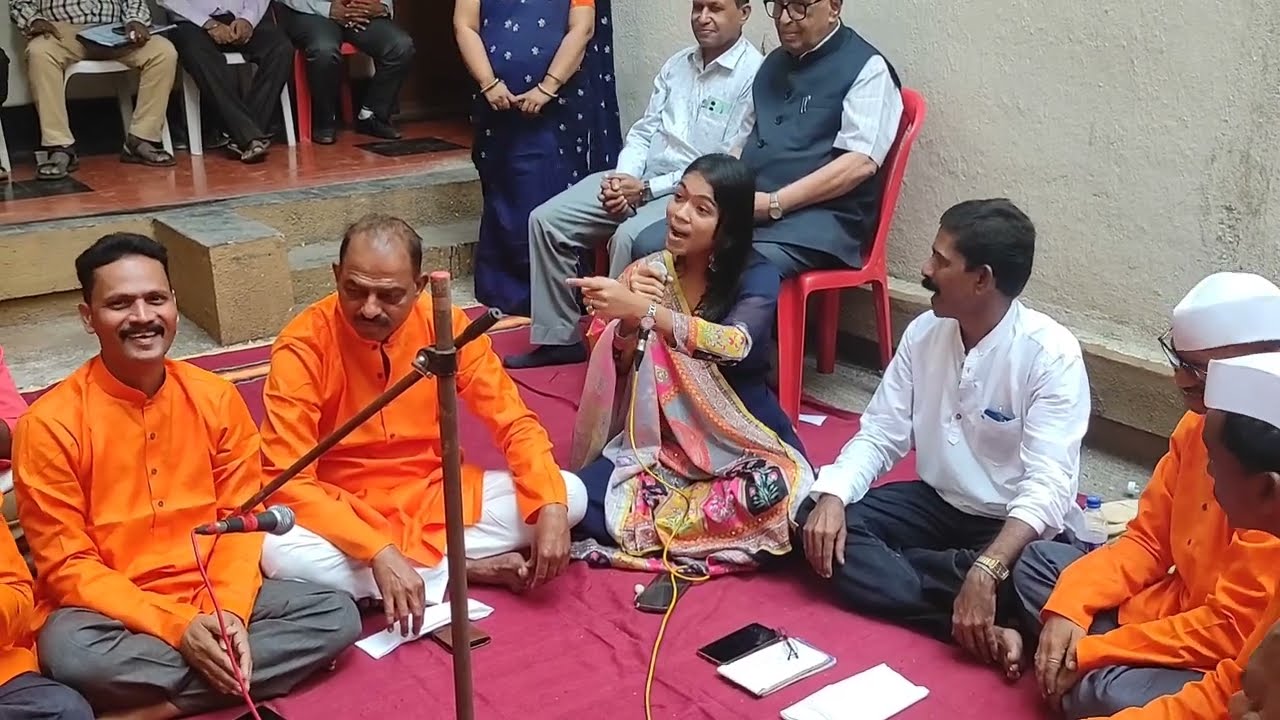 बाई ग..भिरभिर गोफण खडा मारीला | सानिका कनसे गवळण |mumbai local bhajan |gavlan.