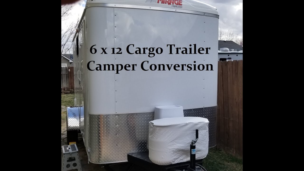 6 x 12 Cargo Trailer Camper Conversion