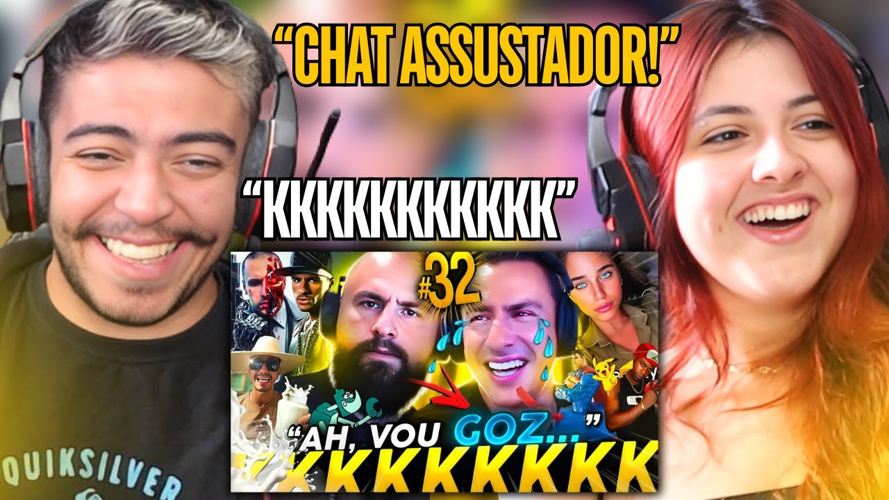 REACT SUPER XANDAO REAGINDO e RINDO MUITO com os MEMES e MENSAGENS DO CHAT ep.32