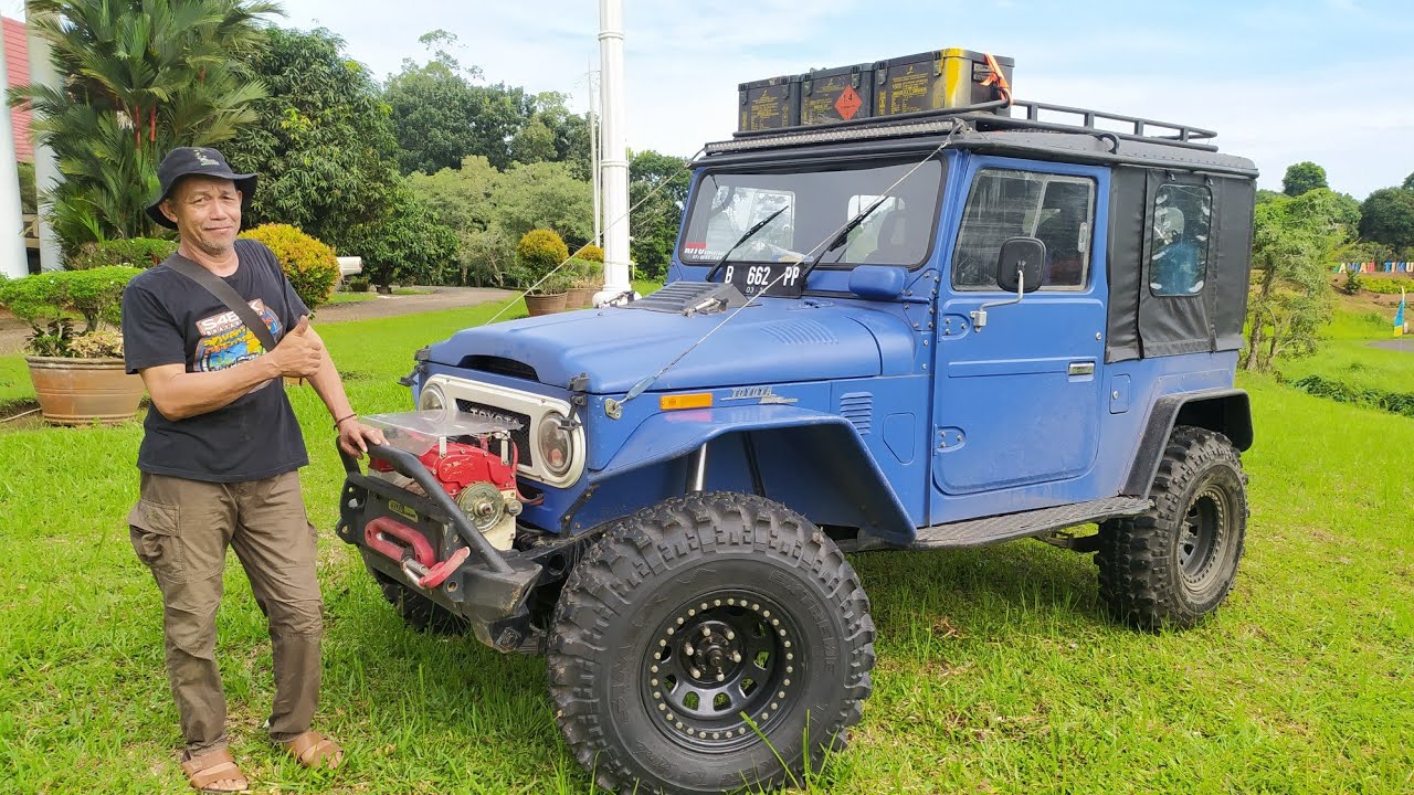 modifikasi xtreme adventure toyota hardtop bj40 swap engine toyota 15bt