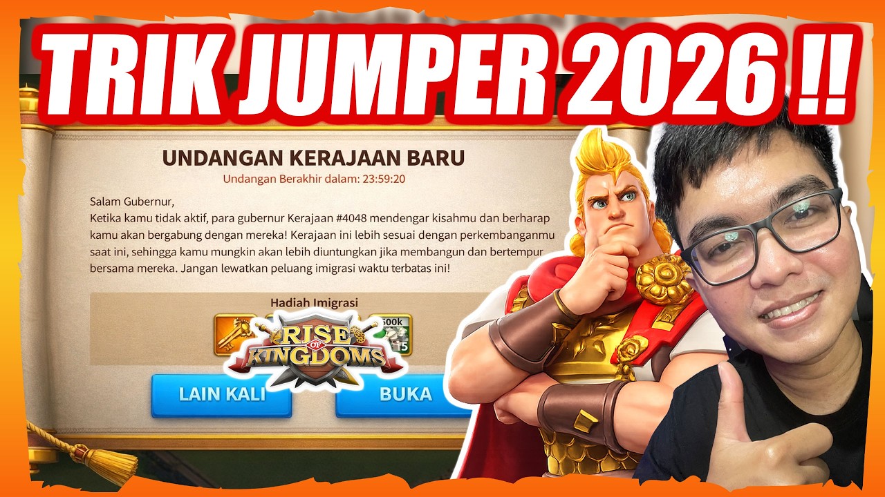 TRIK CARA JUMPER RISE OF KINGDOMS 2026 PEMULA TERBARU