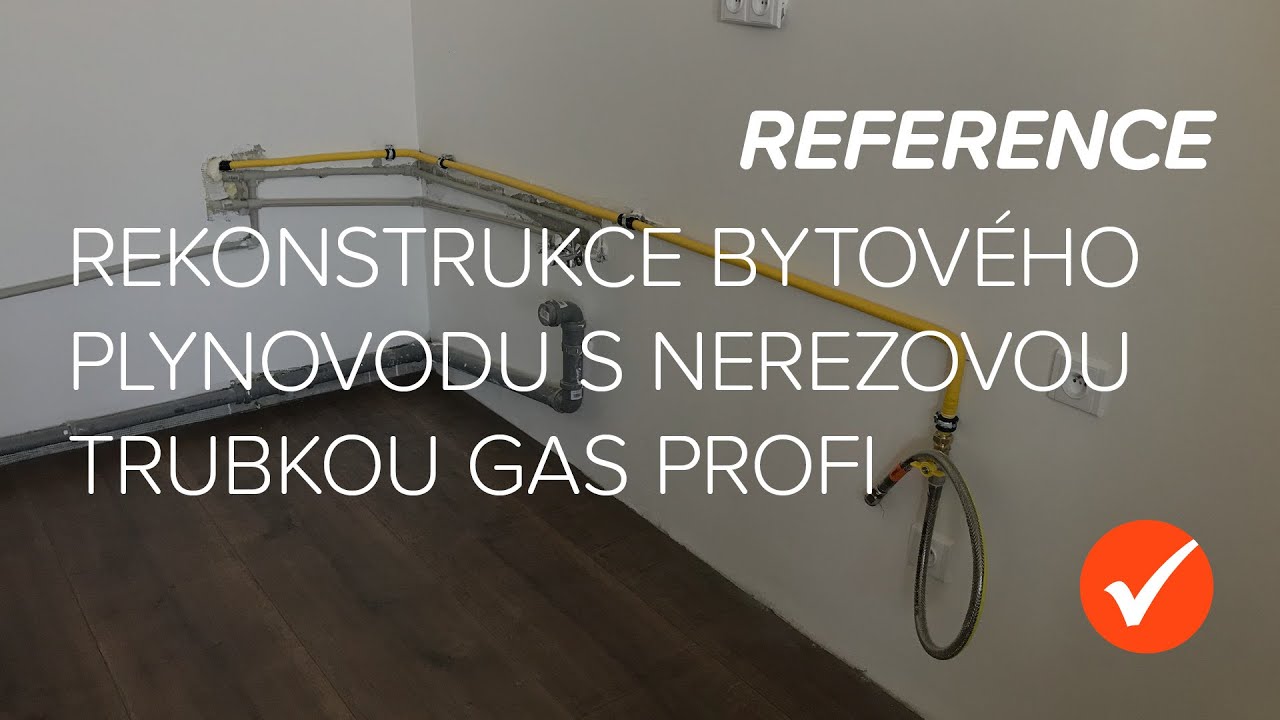 Reference – rekonstrukce domovního plynovodu s trubkou MERABELL GAS PROFI