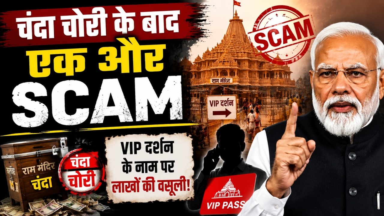 राम मंदिर में चढ़ावा चोरी के बाद एक और बड़ा खुलासा! VIP Darshan के नाम पर लाखों का खेल?
