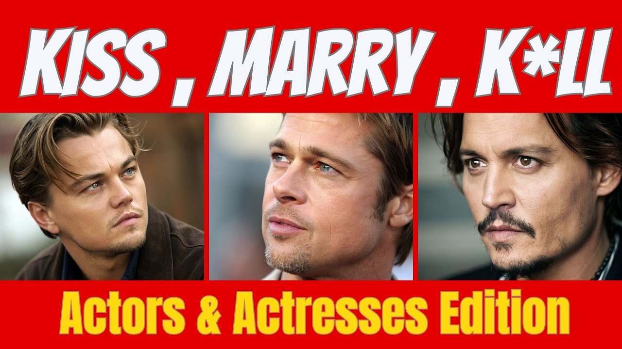 Kiss, Marry, Kill: 50 Savage Scenarios with Hollywood’s Biggest Stars!| Actors & Actresses Edition 🎬